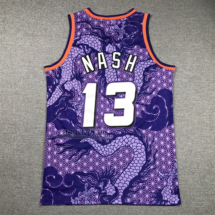 Maglia
 Steve Nash NO 13 Phoenix Suns Throwback Asian Heritage 1996-97 Viola
